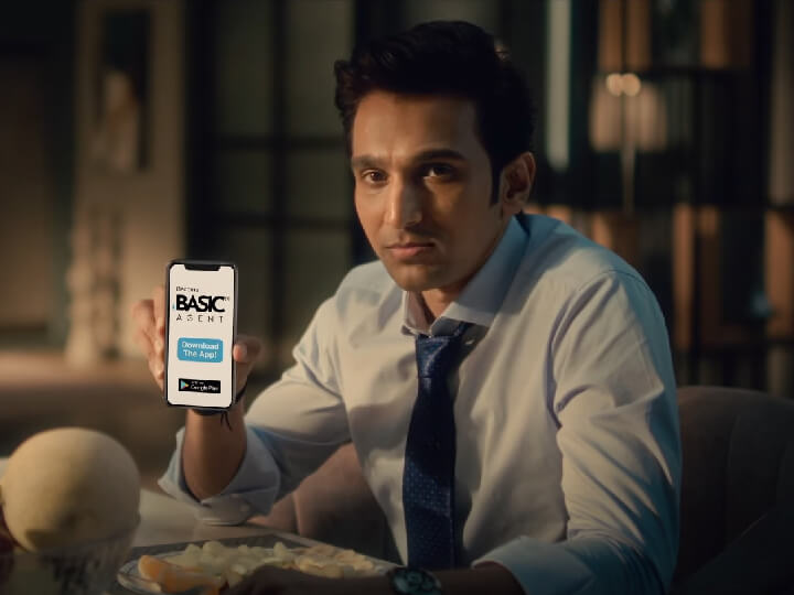 Basic Home Loan ad shows one how to get vitamin M